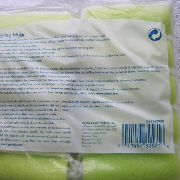 Goody Foam Rollers Volume Body Curls Hair Curlers Soft Bouncy Small Medium Large - Picture 13 of 16